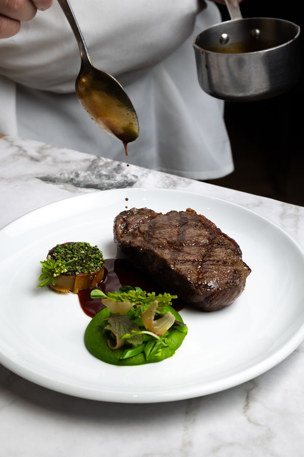 best steak and seafood restaurant, dinner in Downtown Vancouver, BC at Boulevard Kitchen and Oyster Bar, award winning West Coast cuisine, Michelin Guide recommended